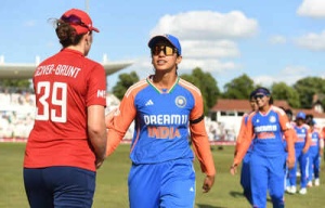 England Women's Cricket Team Fined for Slow Over Rate After T20I Defeat to India