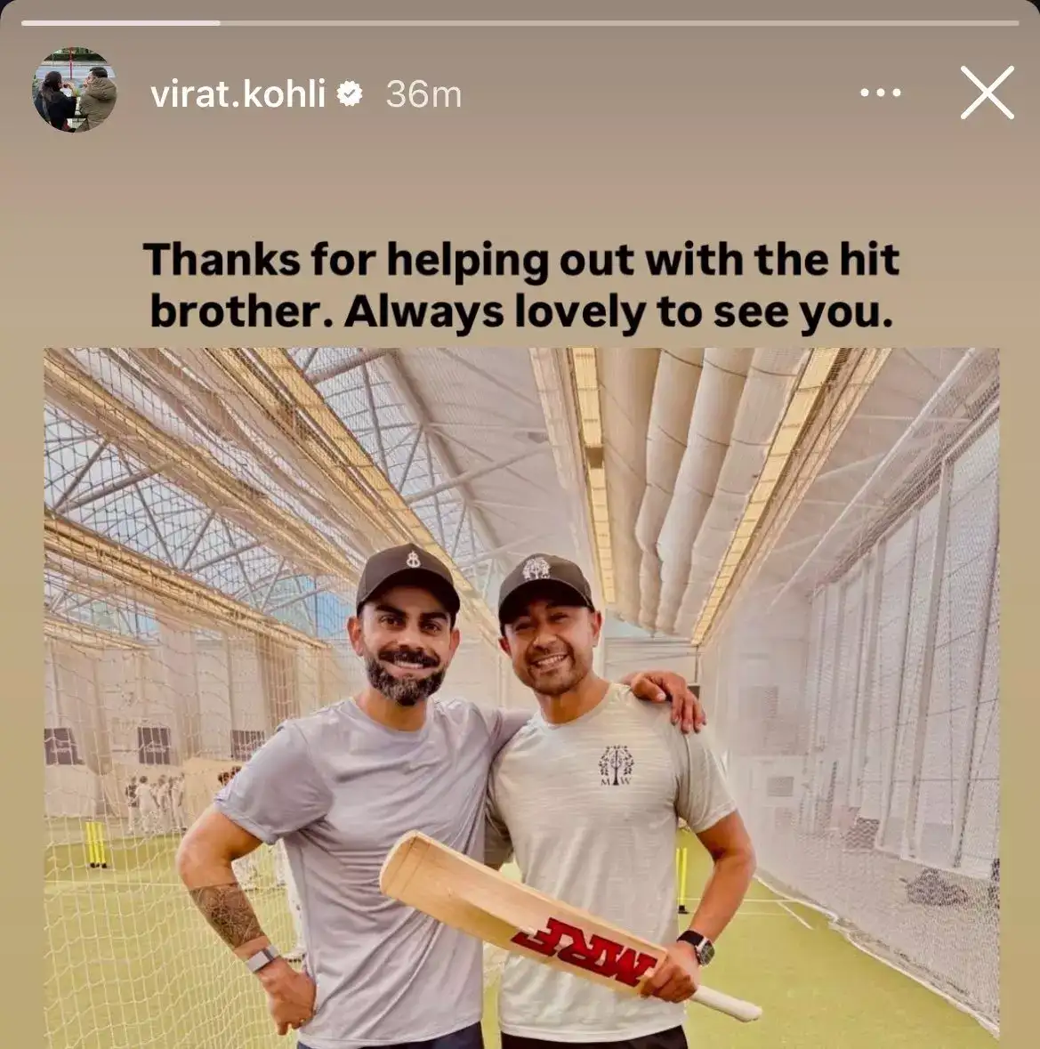 Virat Kohli started practice with Assistant Coach of Gujarat Titans