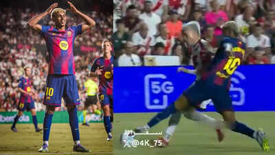 Controversial penalty, VAR  malfunction in Barcelona's 1-1 draw; Lamine Yamal scores only goal
